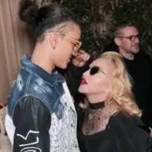 Estere Ciccone's mother, Madonna with her boyfriend Ahlamalik
